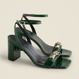 Buckle-strap Sandal Heel